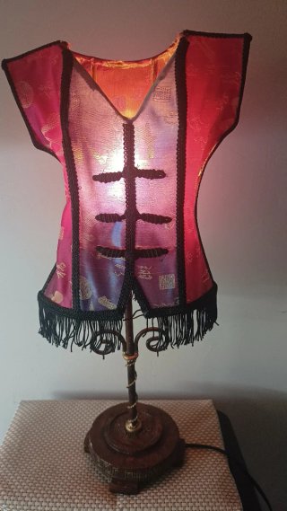 Lampada manichino anni 70/80