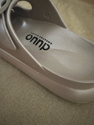 Sandalias Duuo Plata Mujer