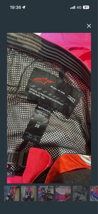 Traje Alpinestars Motocross Original