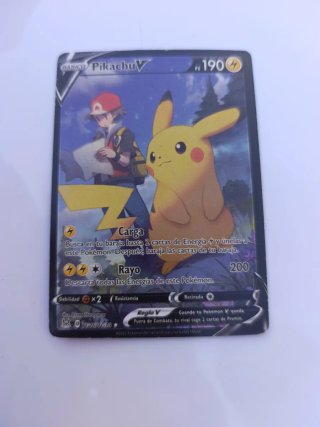 Carta Pokémon Pikachu V TG16/TG30