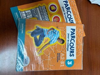 Libro de francés 3 ESO PARCOURS.