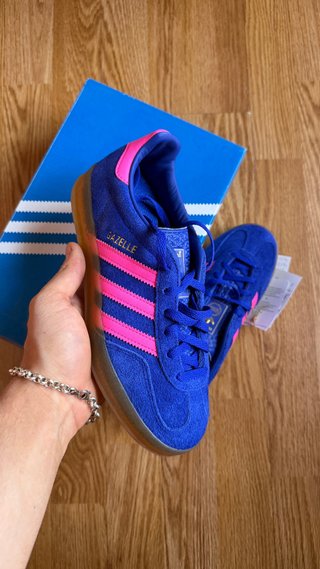 adidas Gazelle Indoor Lucid Blue Pink