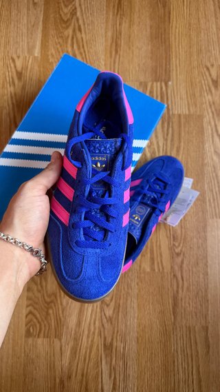 adidas Gazelle Indoor Lucid Blue Pink