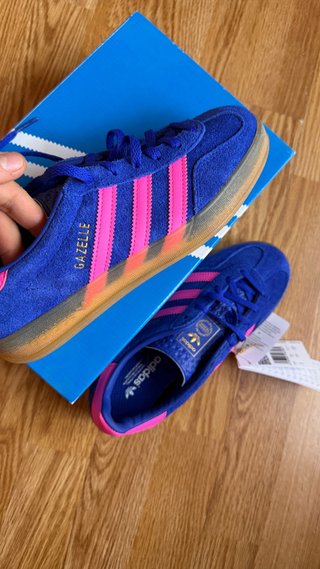 adidas Gazelle Indoor Lucid Blue Pink