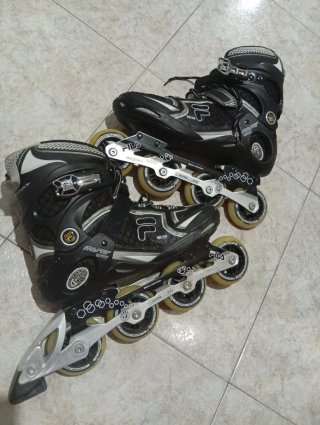 Patines en línea Fila negros