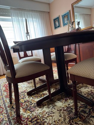 Conjunto Muebles Madera Clásico