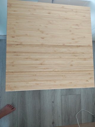 2 Mesitas de Noche Ikea Nordkisa Bambú