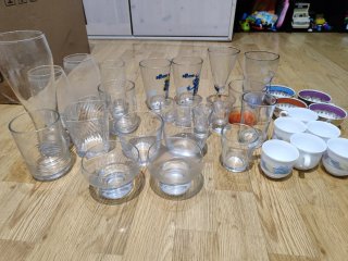 Juego de Vasos y Tazas Pequeñas