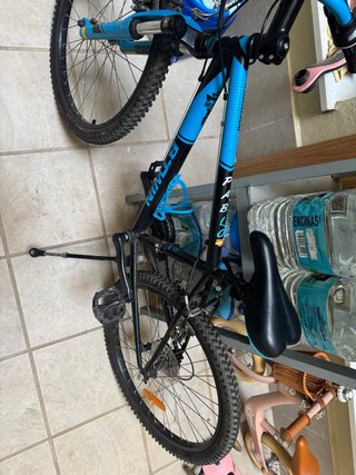 Bicicleta BTWIN montaña azul