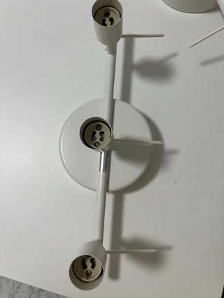 Lámpara de techo metal blanca