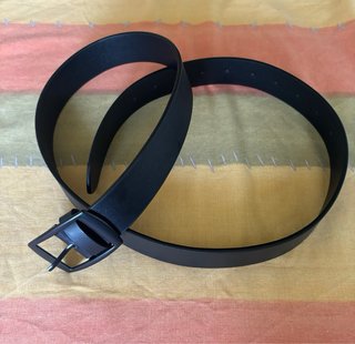 Cinturón de hombre negro