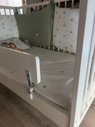 Cuna IKEA Gulliver + Colchón + Ropa Cama