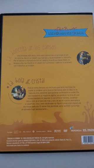 DVD La doncella de los gansos y la bola de cristal