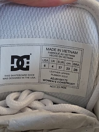 DC Shoes Construct Talla 37