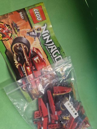 LEGO Ninjago 9441 Moto Kai (Sin personajes)+armas