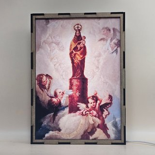 Lámpara LED Virgen del Pilar Rosas
