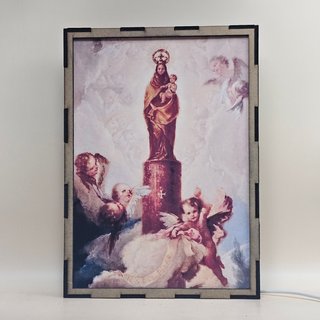 Lámpara LED Virgen del Pilar Rosas
