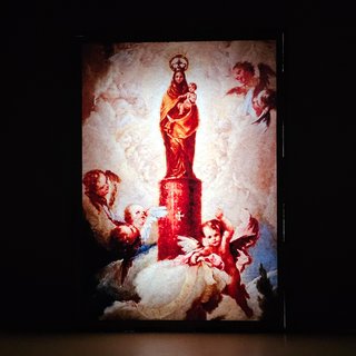 Lámpara LED Virgen del Pilar Rosas