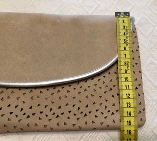 Bolso Verona Beige Nude Fiesta Cadena Clutch