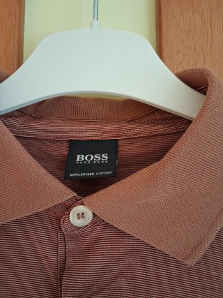 Polo Hugo Boss Hombre Talla L Marrón, nuevo.