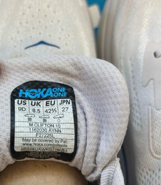 Hoka Clifton 10 Zapatillas Running Gris/Verde