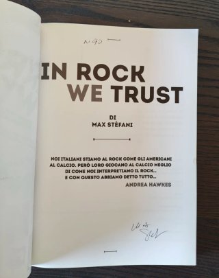 Max Stefani "In Rock We Trust" Prima edizione 2016