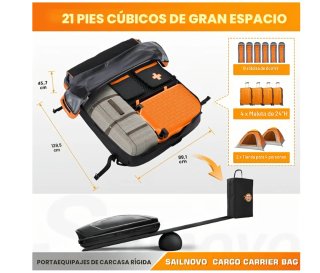 Bolsa Cofre Techo Coche Sailnovo