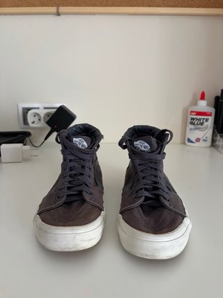 Zapatillas Vans Altas Grises