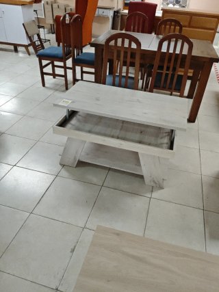 Mesa de centro elevable