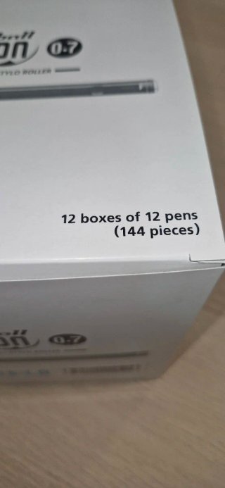 Caja 144 Bolígrafos Pilot Frixion Azul Claro