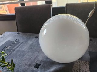 Lámpara Esfera Ikea Blanca 23cm