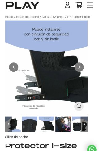 Silla para el coche ( COMO NUEVA )