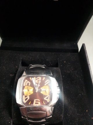 Reloj Lotus Mujer Marrón y Plateado