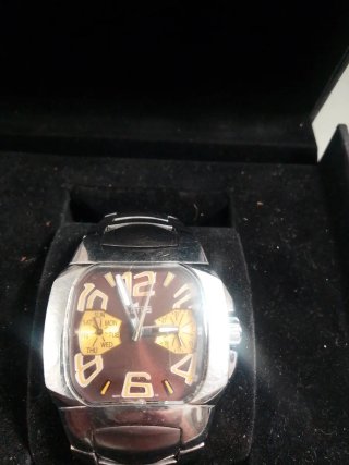 Reloj Lotus Mujer Marrón y Plateado