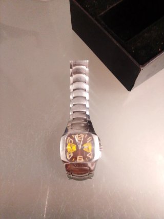 Reloj Lotus Mujer Marrón y Plateado