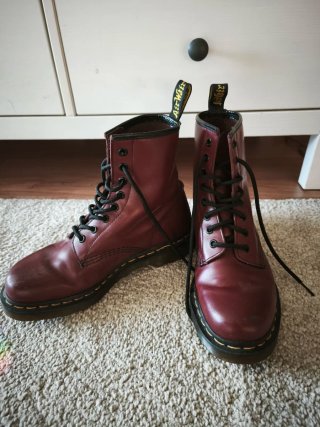Stivali Dr. Martens bordeaux