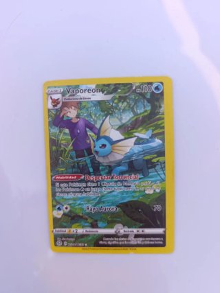 Carta Pokémon Vaporeon Fase 1