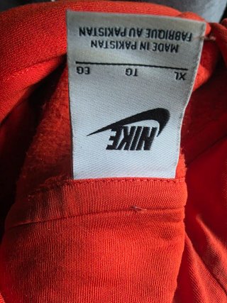 Felpa Nike basica arancione XL