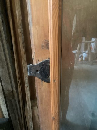 Puertas antiguas de madera y cristal para balcon