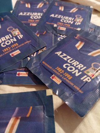 Figurine Azzurri con 10 Anni con l'Italia