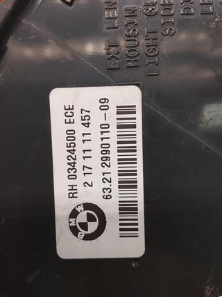 Piloto trasero derecho bmw 63.212990110-09 x1 2696