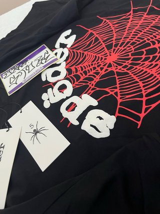 Camiseta Sp5der Negra Spiderweb