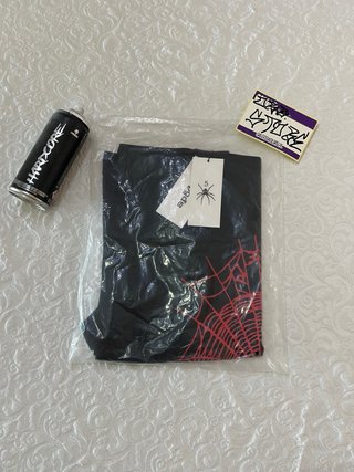 Camiseta Sp5der Negra Spiderweb