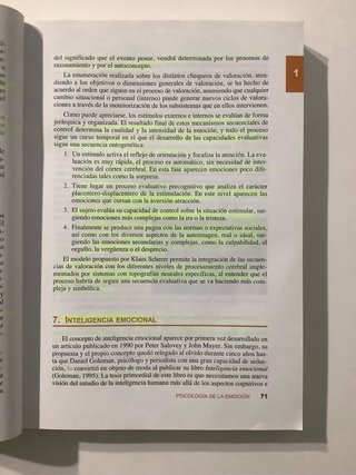 Psicología de la Emoción