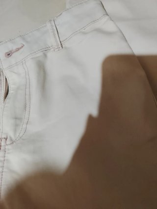 Pantalones pitillo blancos mujer Talla S