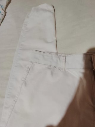 Pantalones pitillo blancos mujer Talla S