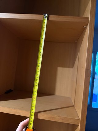 Estantería alta de madera 2 unidades