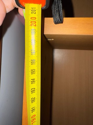 Estantería alta de madera 2 unidades