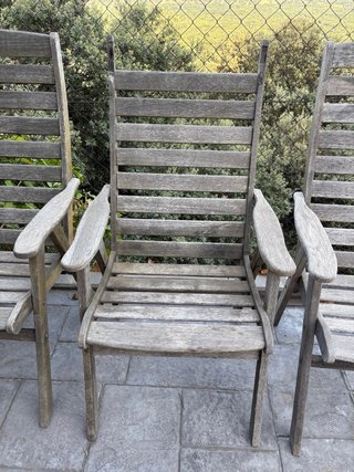 6 Sillas de Teka para Restaurar