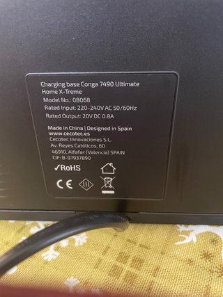 Base Autovaciado Conga 7490 Ultimate